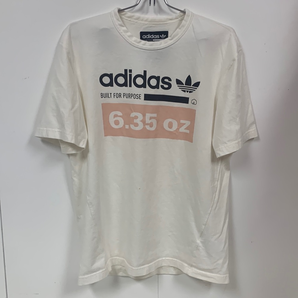 White Adidas Graphic Tee